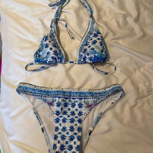 Never worn! Blue teenager bathing suit